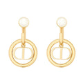 18K Dior 30 Montaigne Pearls Earrings