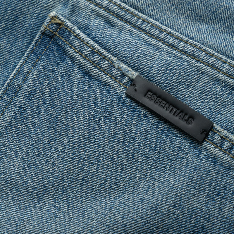 Fear Of God Essentials Denim 5-Pocket Jeans - Classic Blue