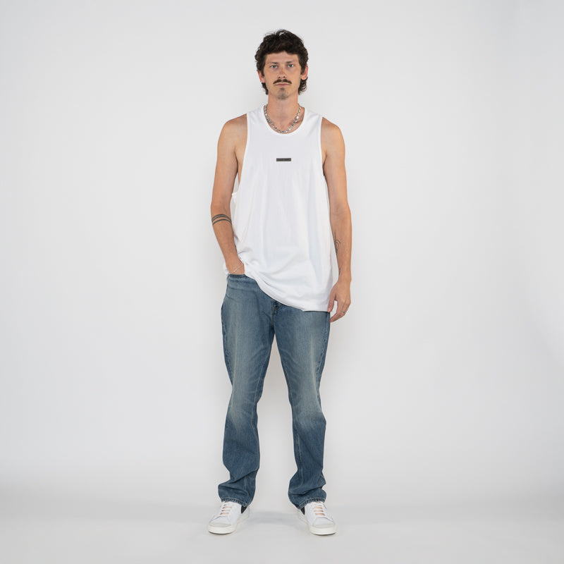 Fear Of God Essentials Vintage Fit Tank - Bright White